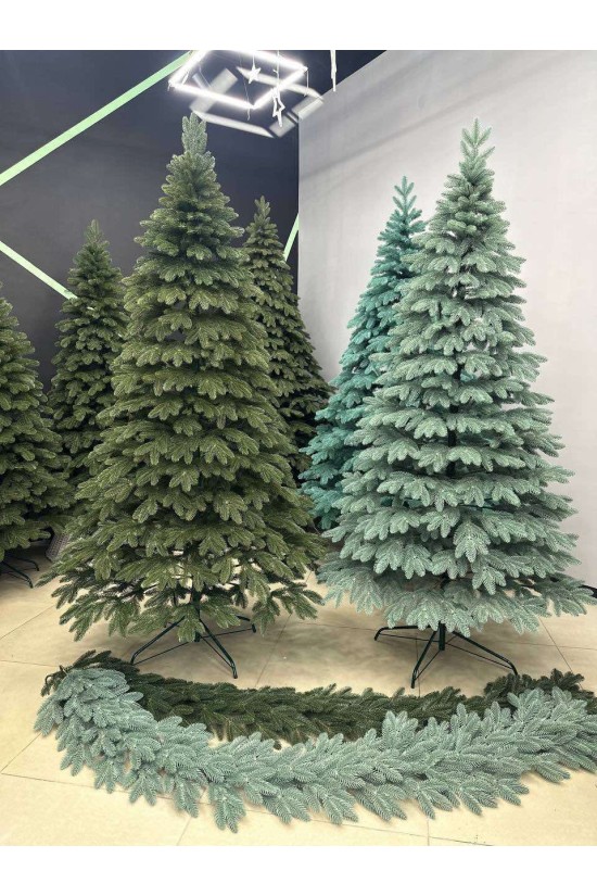 Литая ёлка Бельгийская VIP голубая 230 см