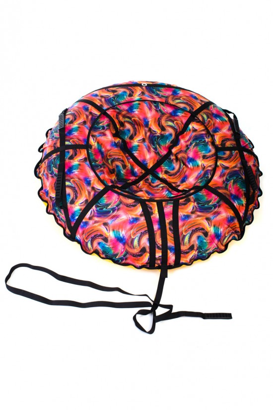 Тюбинг надувные санки Kospa Мазки 100 см Разноцветный